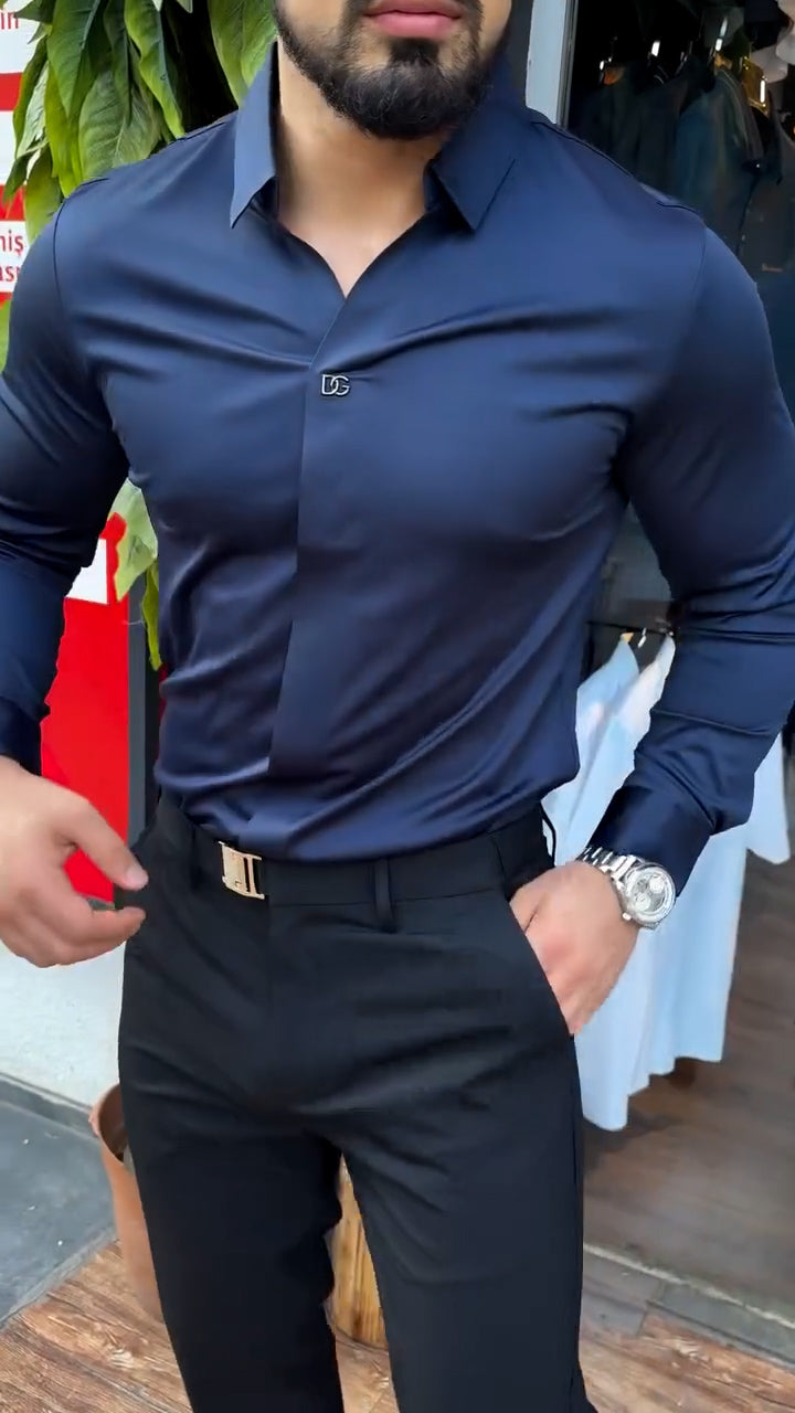 LACİVERT DG GÖMLEK